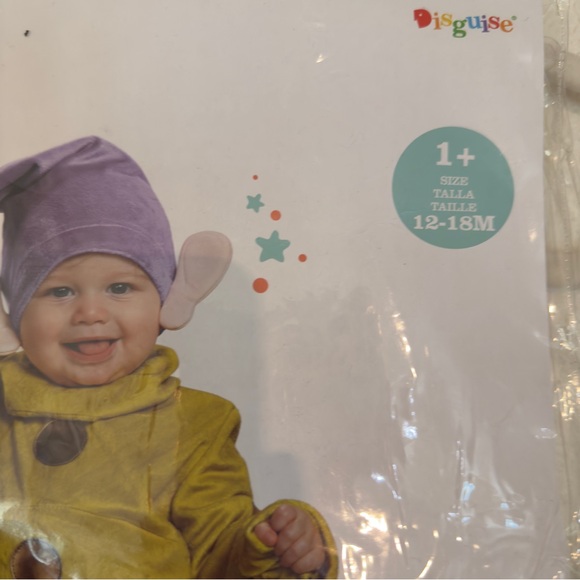 Disney Disguise Dopey Deluxe Infant Costume - 12/18mo - Picture 3 of 6